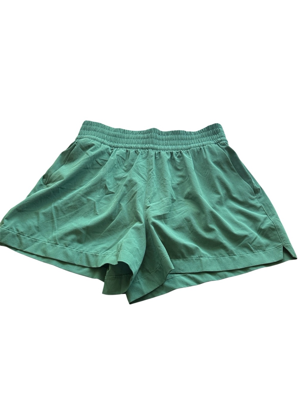 Athleta Teal Green High Rise weekender Run  Athletic Shorts New size XS